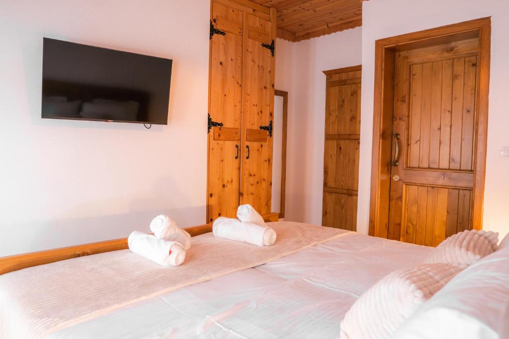 Uma cama ou camas num quarto em Porta7 Hotel