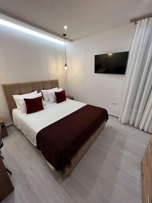Postel nebo postele na pokoji v ubytování CARA Creta Home