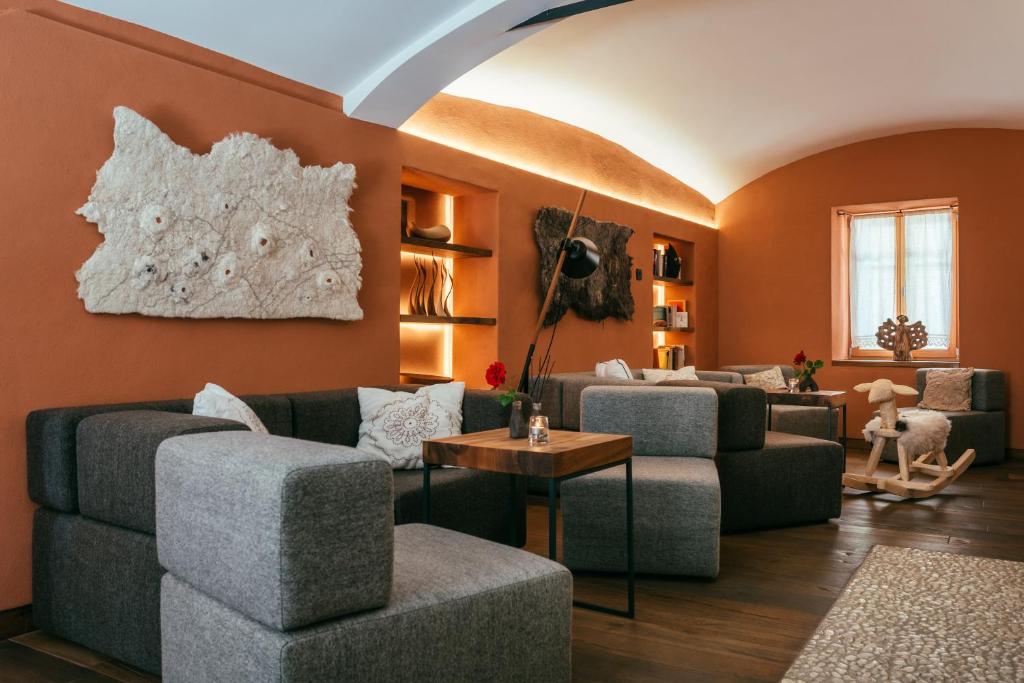 Posezení v ubytování House Raduha