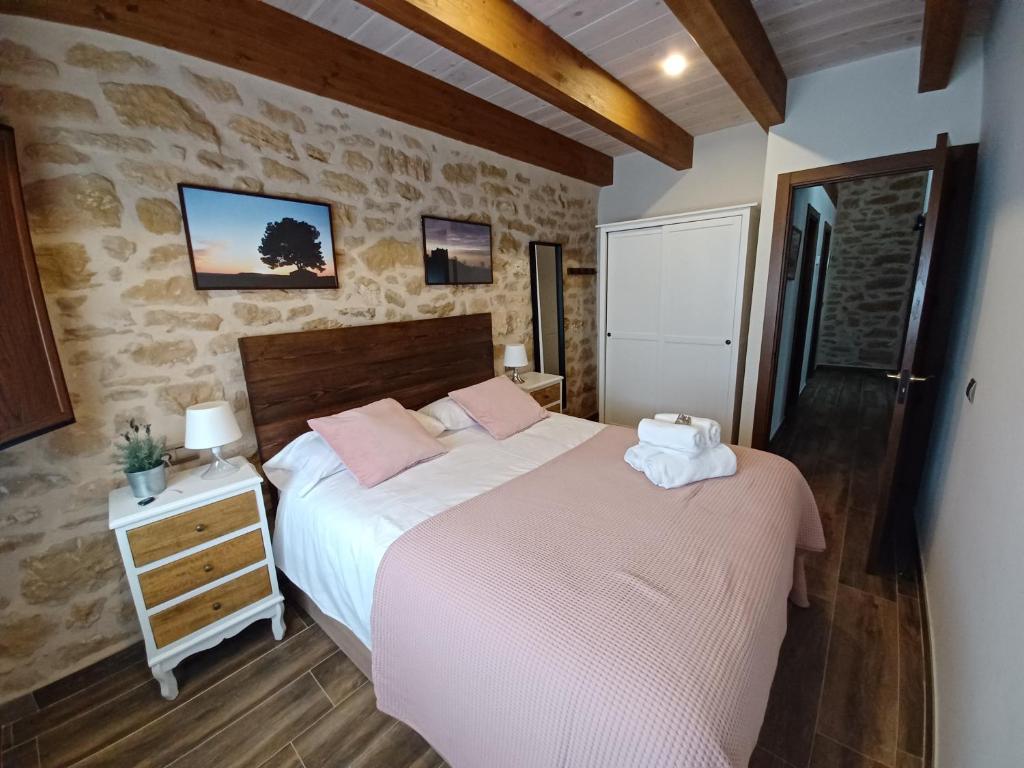 Postel nebo postele na pokoji v ubytování El Corral de Avelina