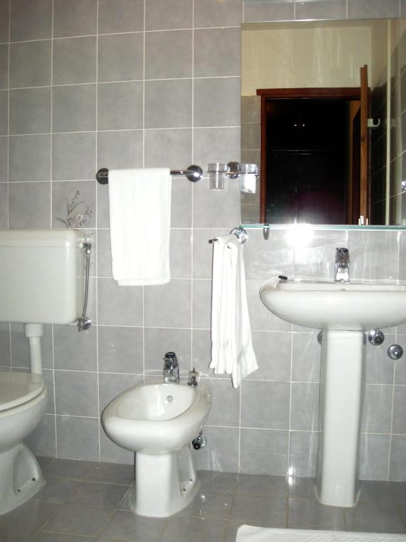 Koupelna v ubytování Hotel Zephyr - Plovanija