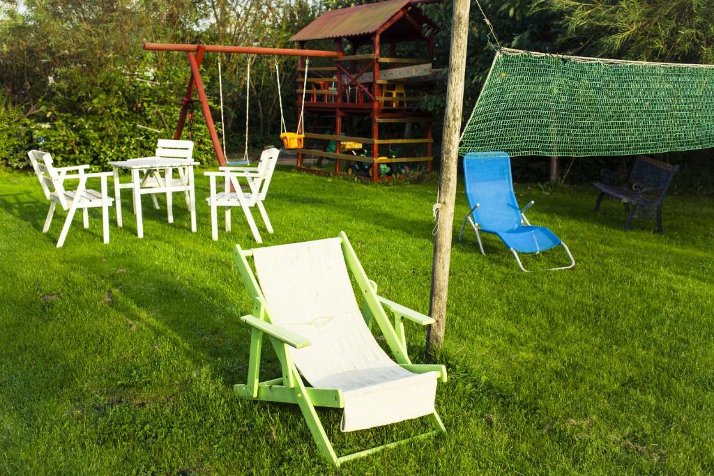 Vonkajšia záhrada v ubytovaní SPOKÓJ & DOBRO - slow life apartments