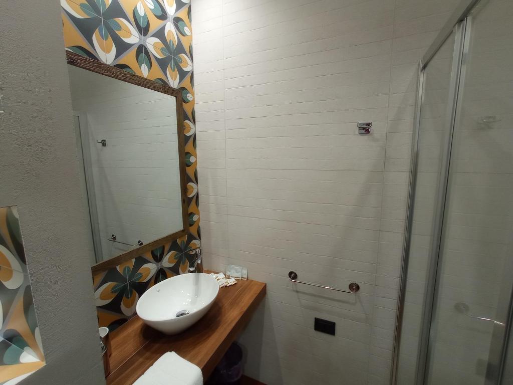 Koupelna v ubytování Suites Elifani