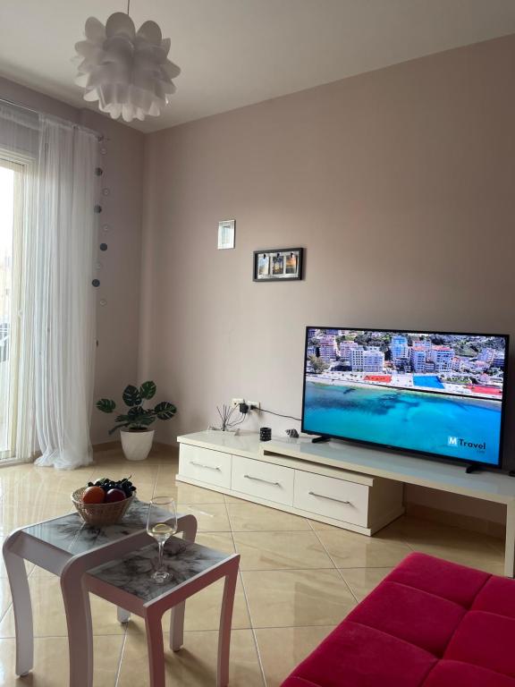 تلفاز و/أو أجهزة ترفيهية في Adriatic City Center Vlora