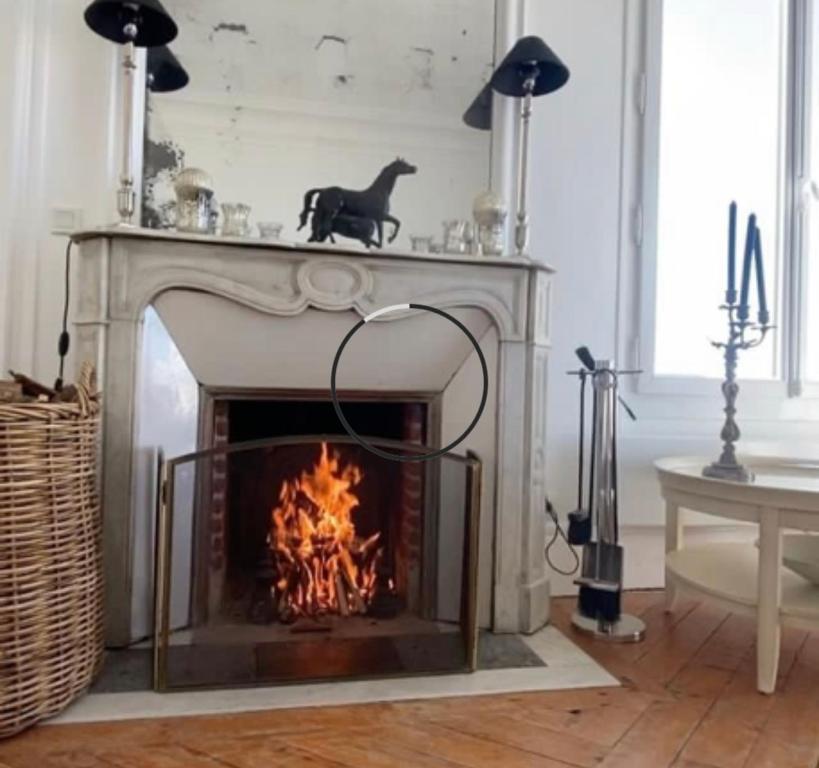 Fotografia z galérie ubytovania Magnifique appartement avec cheminée sur la plage v destinácii Trouville-sur-Mer