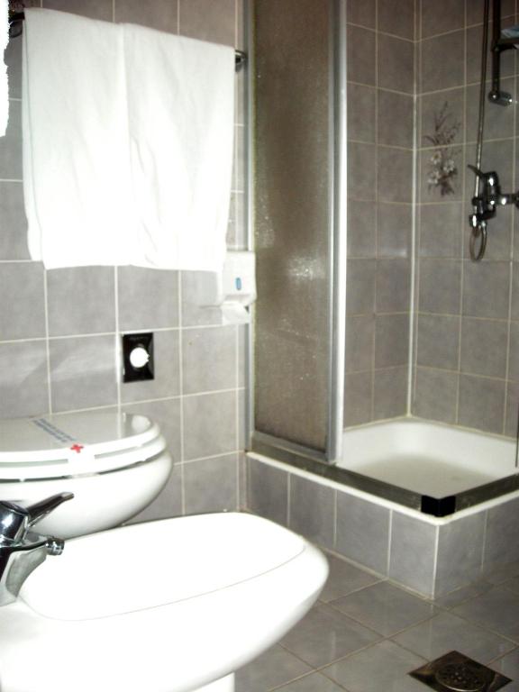Koupelna v ubytování Hotel Zephyr - Plovanija