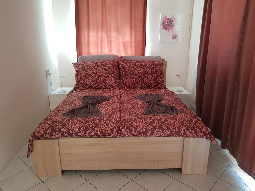 Postel nebo postele na pokoji v ubytování Crystal és Susanne Panzió