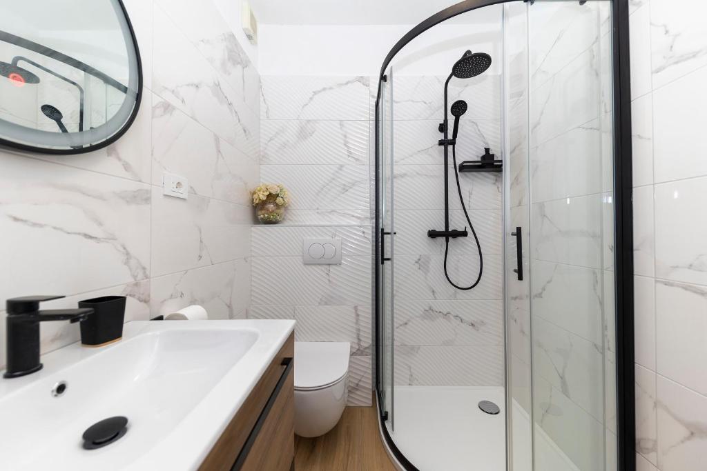 Kúpeľňa v ubytovaní Top Apartments Zadar