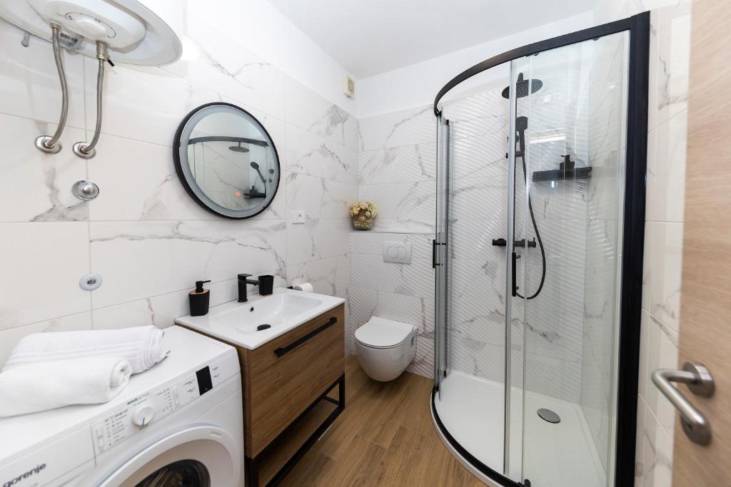 Kúpeľňa v ubytovaní Top Apartments Zadar