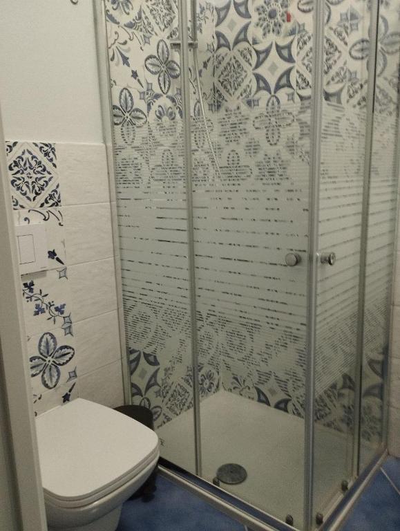 Koupelna v ubytování Hotel La Giara