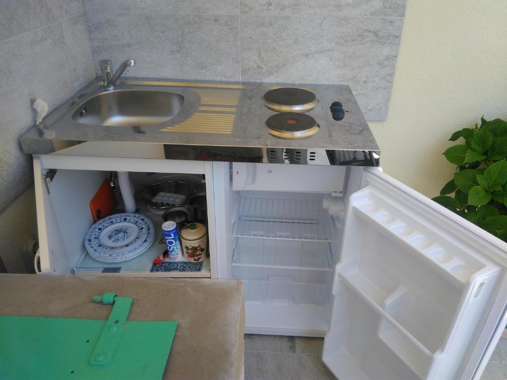 Kuchyň nebo kuchyňský kout v ubytování Lemon house