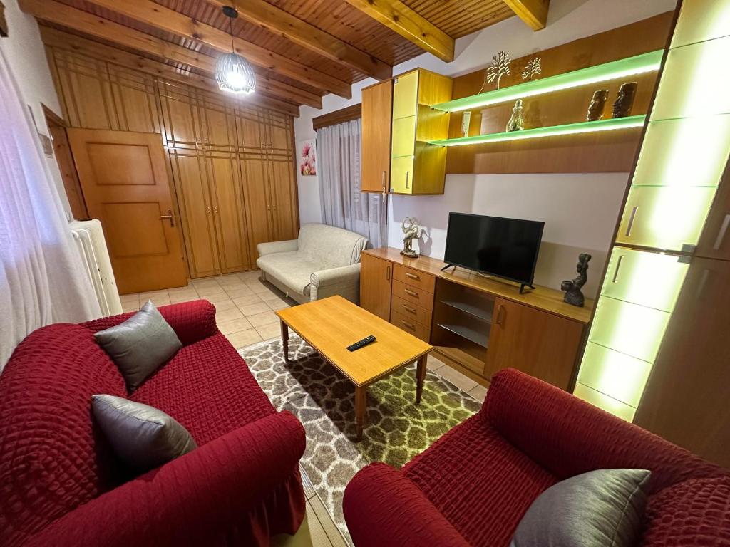 TV a/nebo společenská místnost v ubytování Bratis House 2