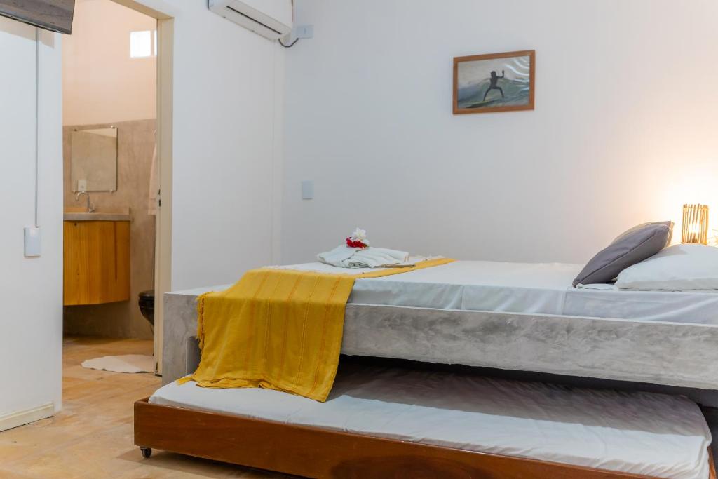Letto o letti in una camera di casa jasmin