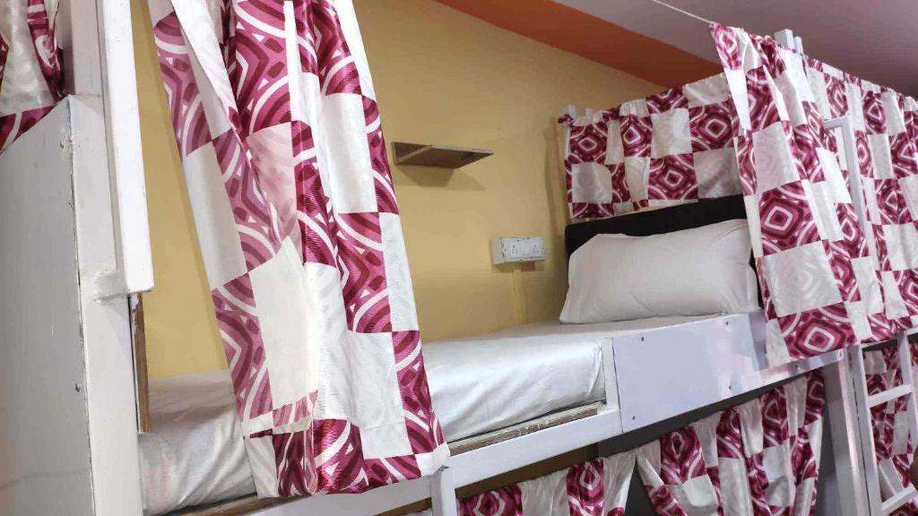a couple of bunk beds in a room at Indian Drom Hostel-PG in Mumbai