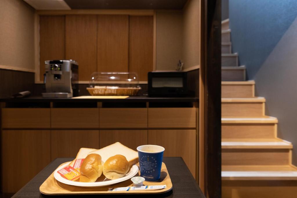 Kuchyň nebo kuchyňský kout v ubytování Classic ＆ modern SELF-STYLED HOTEL 番場おおそね