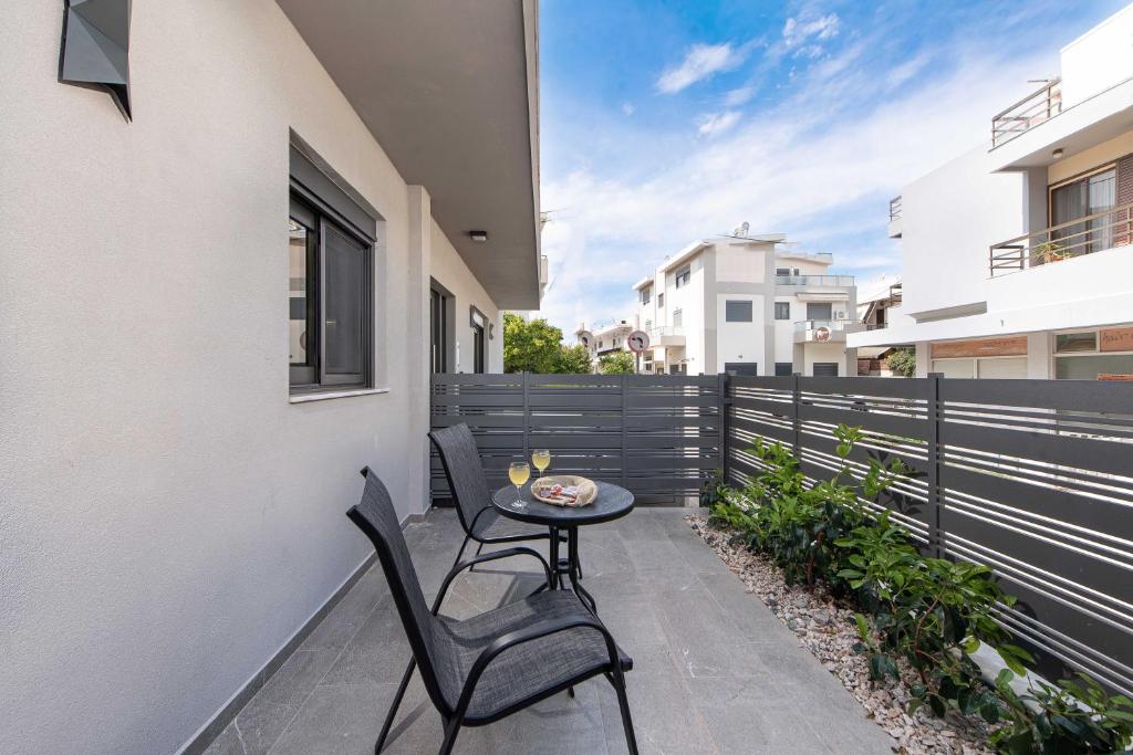 Balkón nebo terasa v ubytování 30 Senses apartments Balance