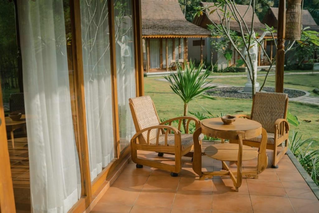 Zahrada ubytování Chandaka Borobudur