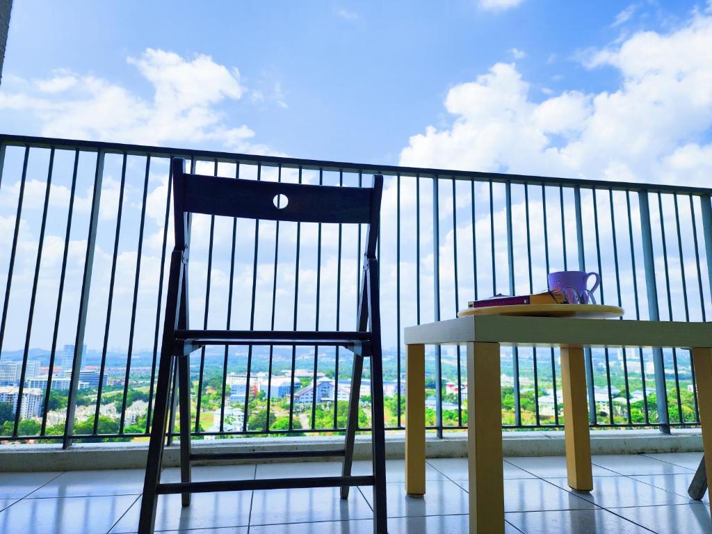 Balkón nebo terasa v ubytování Cyberjaya & Putrajaya VERDI Nature 5 Plus 2 PAX Fully Air-CON