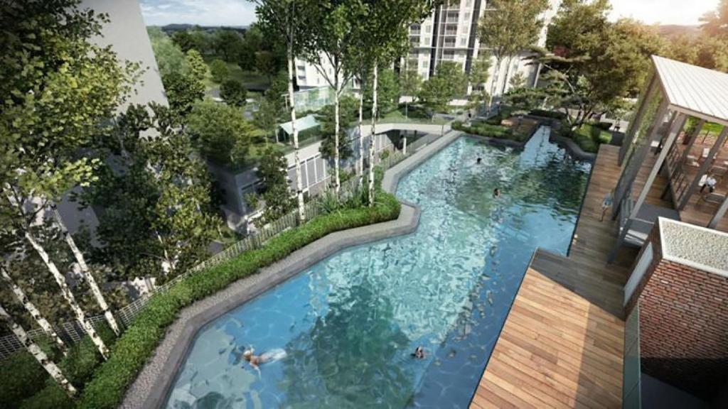 Bazén v ubytování Cyberjaya & Putrajaya VERDI Nature 5 Plus 2 PAX Fully Air-CON nebo v jeho okolí