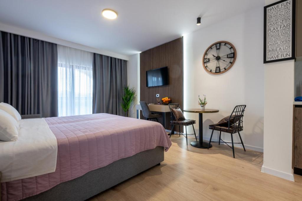 Postel nebo postele na pokoji v ubytování Villa Golden