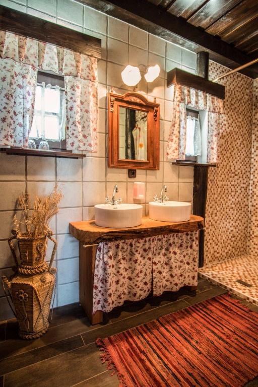 Koupelna v ubytování Hotel Strk