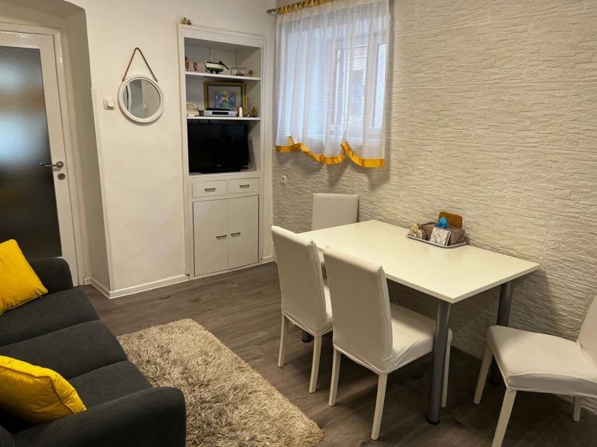 Kuchyň nebo kuchyňský kout v ubytování Apartman Plasse