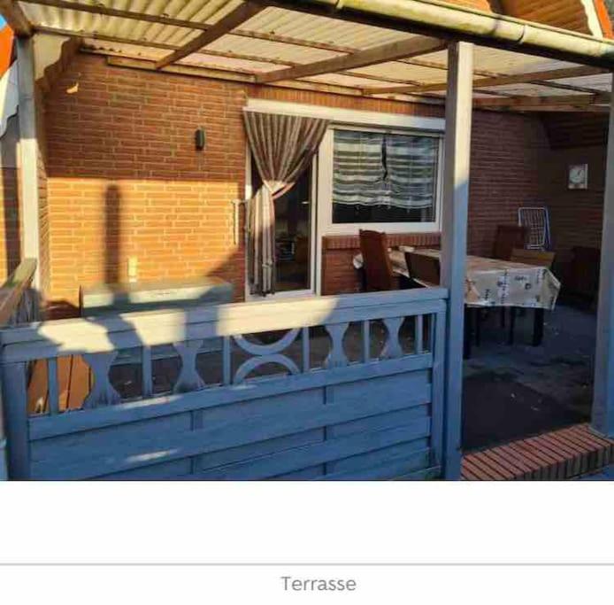 Balkón nebo terasa v ubytování Meerhaus Hieve