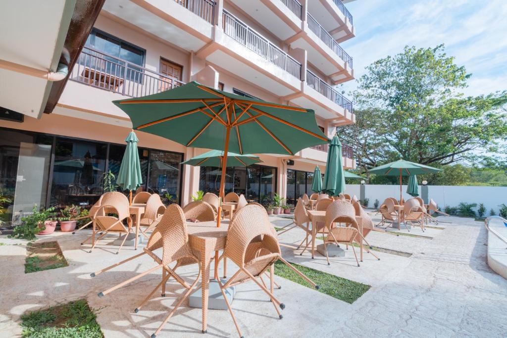 Balkón nebo terasa v ubytování Island Wanderers Inn