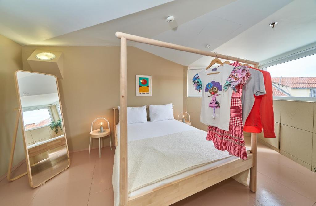 Postel nebo postele na pokoji v ubytování Design Hostel One