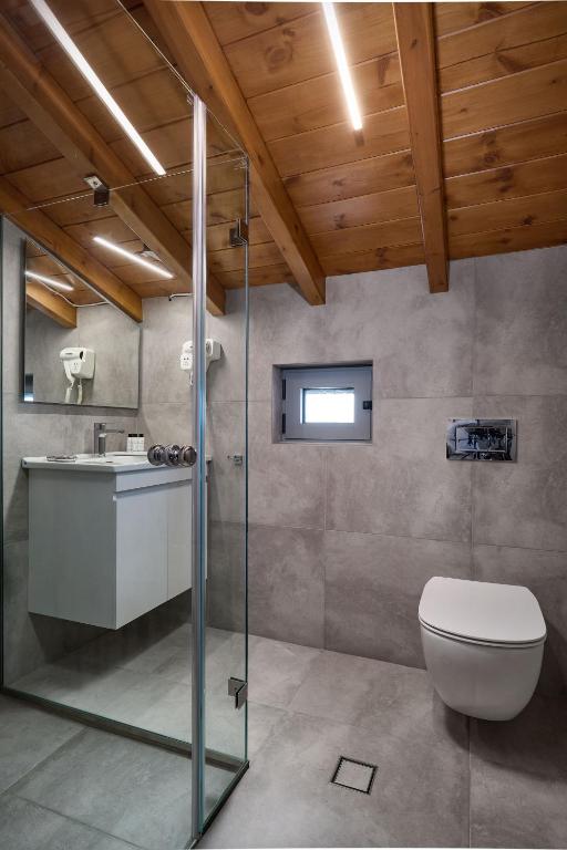 Koupelna v ubytování Quattro Suites