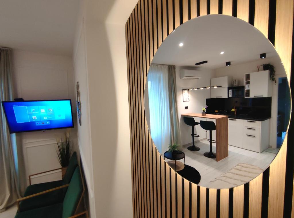Kuchyňa alebo kuchynka v ubytovaní Alegra Apartments Center