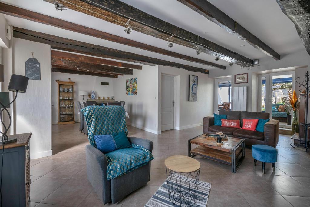 Posedenie v ubytovaní Charmante maison entre La Baule et Guérande