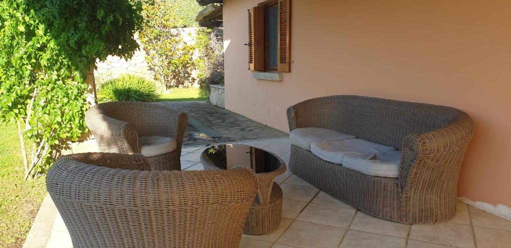 Posezení v ubytování Residenze Coda Cavallo