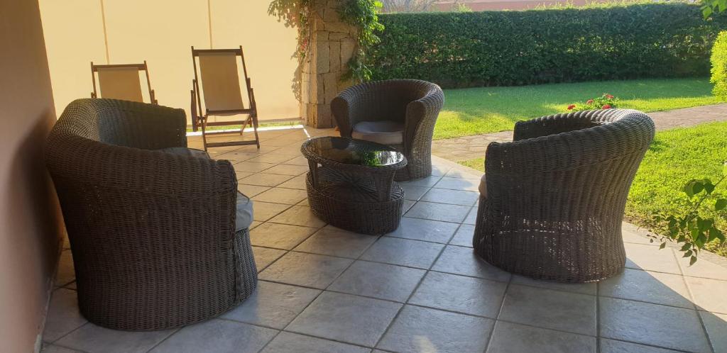 Posezení v ubytování Residenze Coda Cavallo