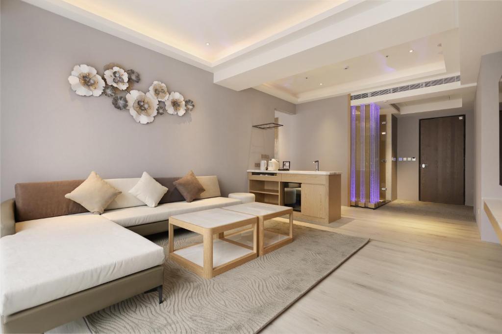 Posezení v ubytování Gamalan Star Hotel