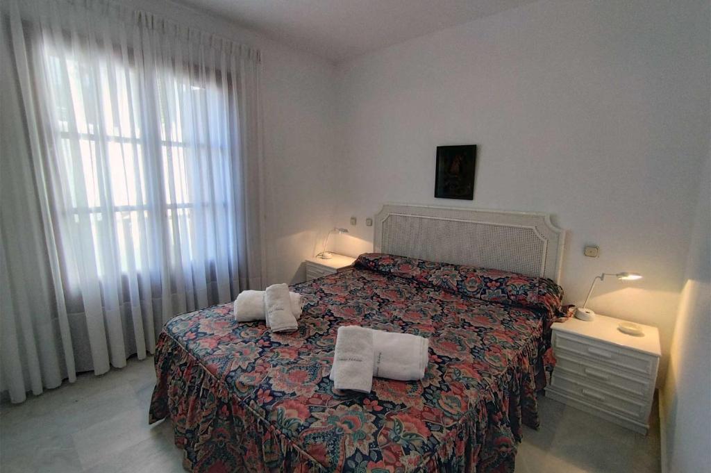 Posteľ alebo postele v izbe v ubytovaní Casa Bahía Azul