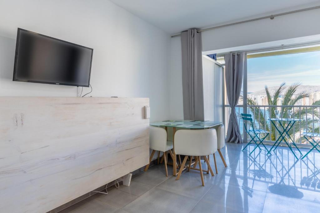 TV a/nebo společenská místnost v ubytování Casita Bonita