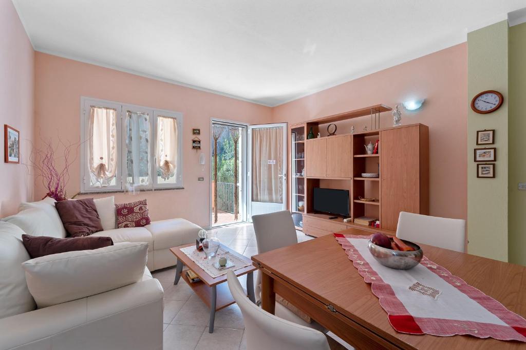 Χώρος καθιστικού στο Casa Elisabeth