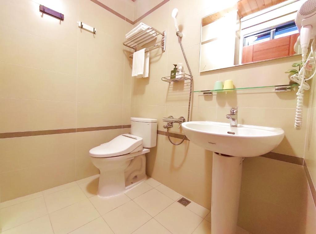 Koupelna v ubytování Jiaoxi Song Tian B&B