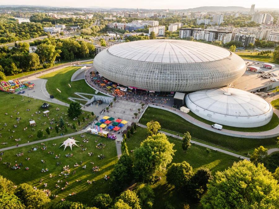 Pohľad z vtáčej perspektívy na ubytovanie Tauron Arena Apartment with Garage - Kraków Lema