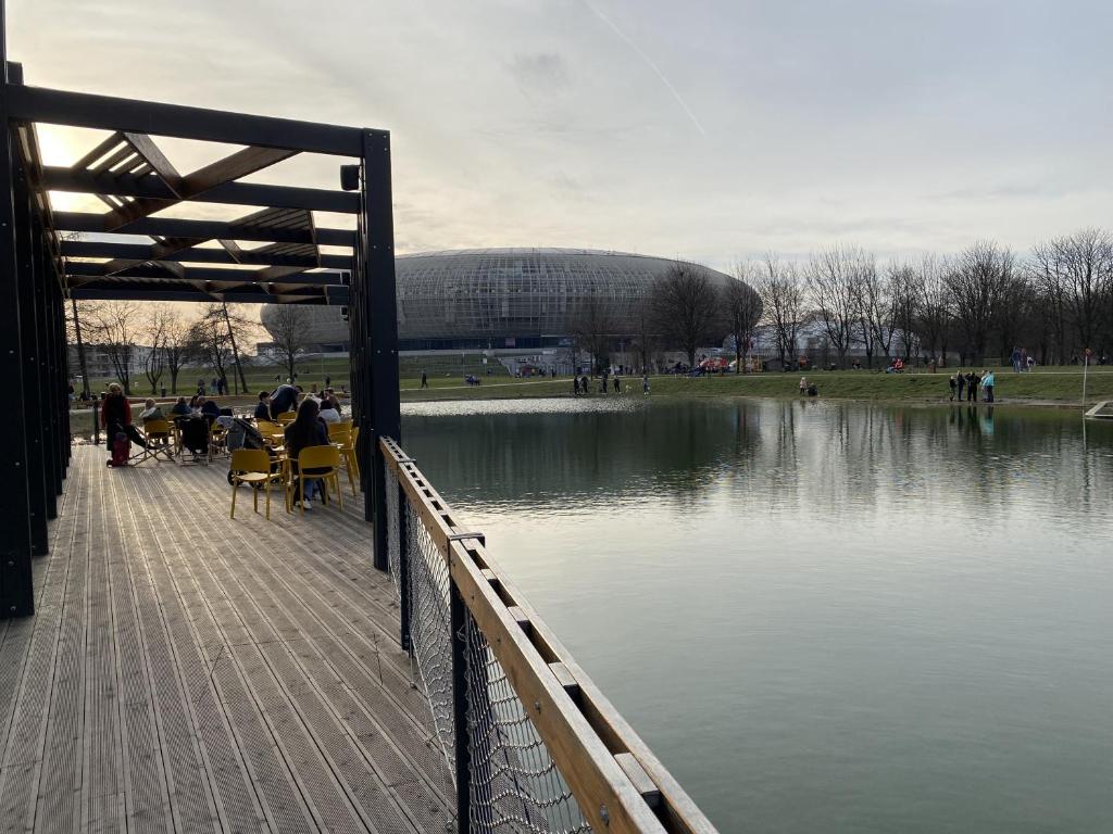 Výhľad na rieku v blízkosti apartmánu