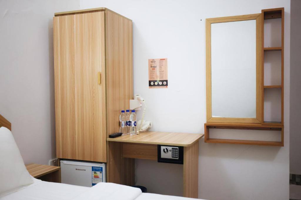 Postel nebo postele na pokoji v ubytování Golhaaviewinn
