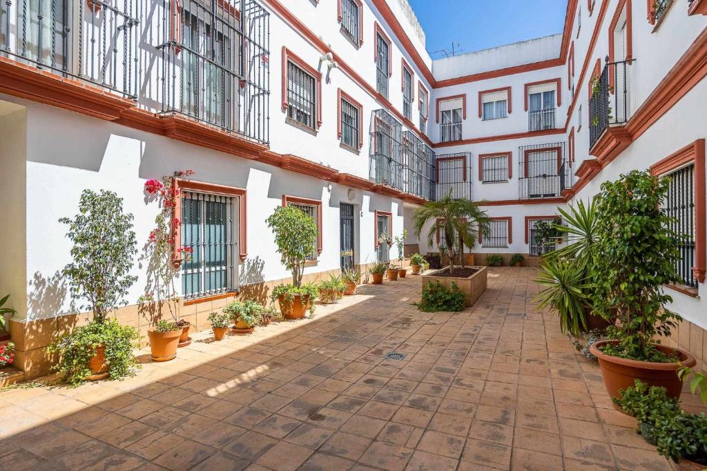 Budynek, w którym mieści się apartament