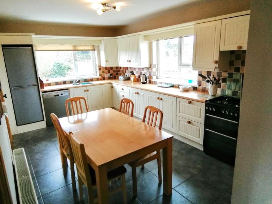 Kuchyň nebo kuchyňský kout v ubytování Lackenagh House
