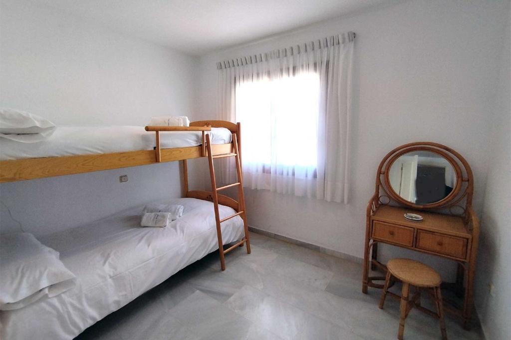Posteľ alebo postele v izbe v ubytovaní Casa Bahía Azul