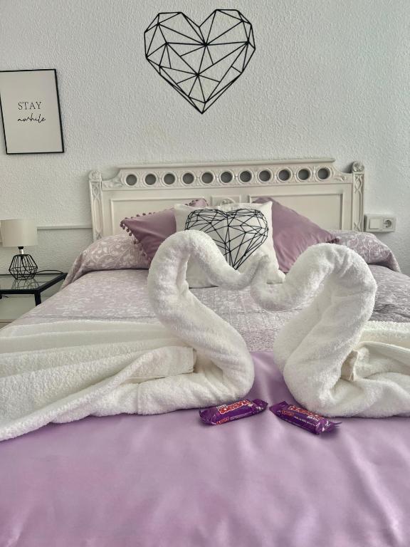 Posteľ alebo postele v izbe v ubytovaní Luna Centro 5 habitaciones