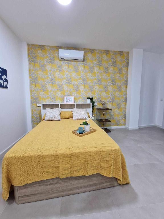 Posteľ alebo postele v izbe v ubytovaní Moderno apartamento 3 en Calle Mármoles