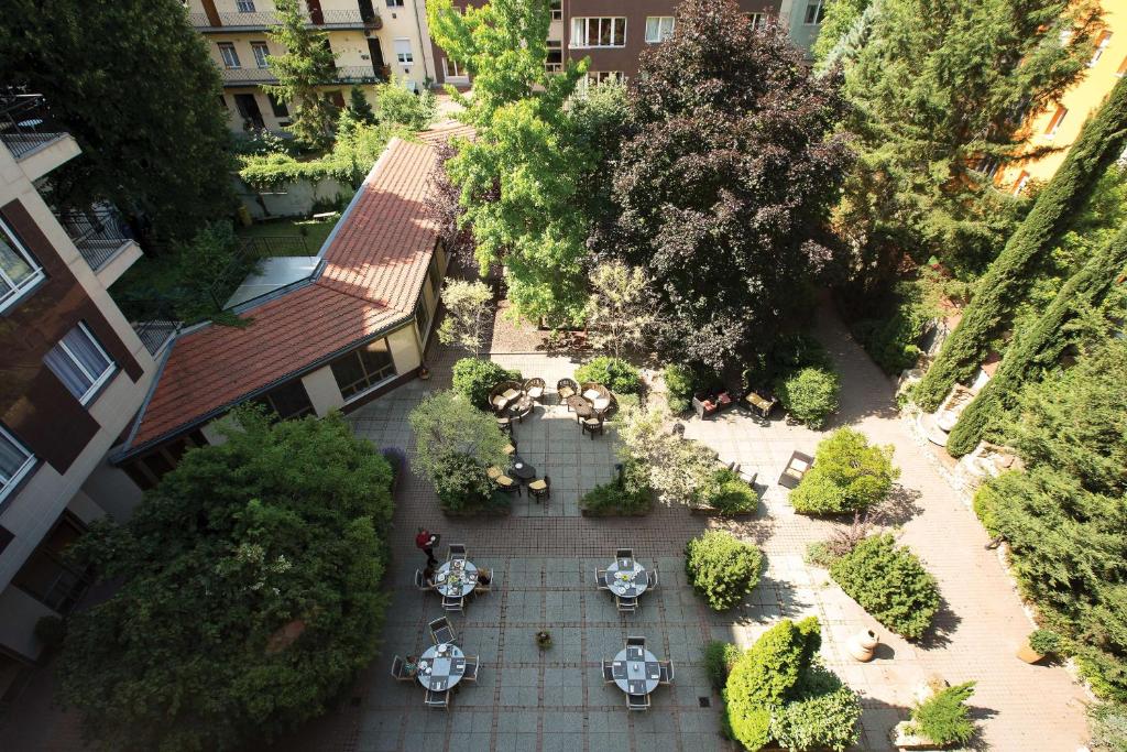 Zahrada ubytování Adina Apartment Hotel Budapest