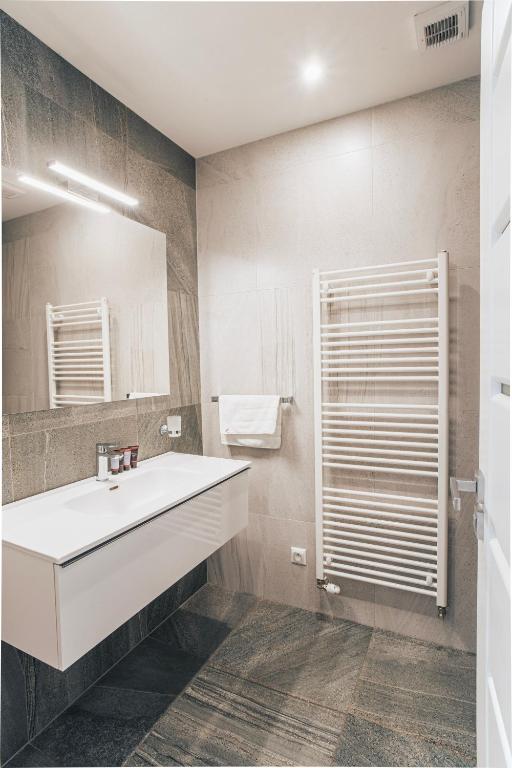 A bathroom at Apartmány Tatry