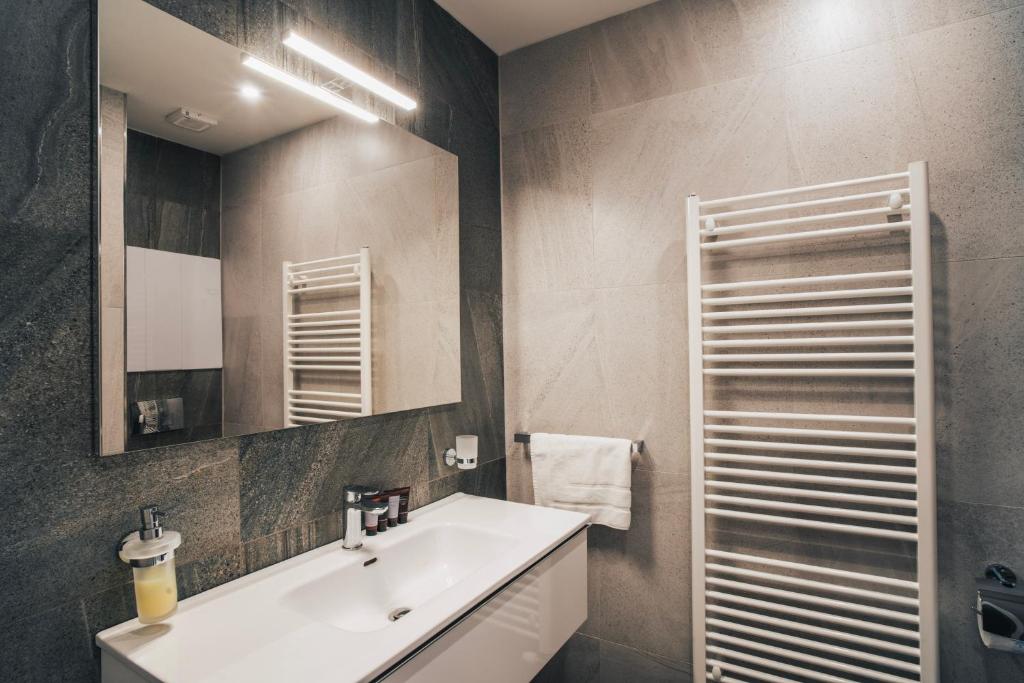 A bathroom at Apartmány Tatry